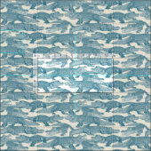 Tissu juste des alligators paon (Carreau)