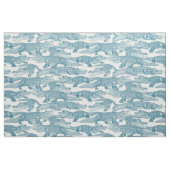 Tissu juste des alligators paon (Fat Quarter)