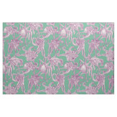 Tissu juste des pieuvres violet menthe vert (Fat Quarter)