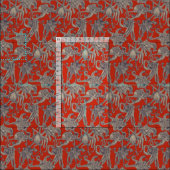 Tissu juste les pieuvres rétro (Carreau)