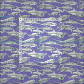 Tissu juste requins apatite lavande (Carreau)