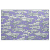 Tissu juste requins apatite lavande (Fat Quarter)