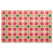 Tissu Kaléidoscope abstrait de ketmie (Fat Quarter)