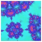 Tissu Kaleidoscope bleu fleuri (Fermer)