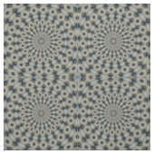 Tissu Kaléidoscope Camel et Sarcelle (Échantillon)