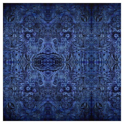 Tissu Kaléidoscope de griffonnage de nature (Échantillon)