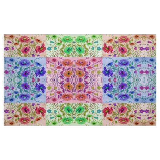 Tissu Kaleidoscope floral (Fat Quarter)