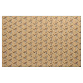 Tissu kangourou rouge (Yard)