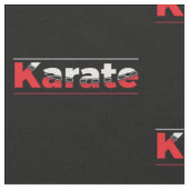 Tissu Karate Martial Arts Rouge (Fermer)