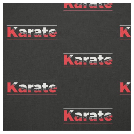 Tissu Karate Martial Arts Rouge (Échantillon)