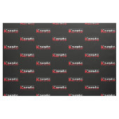 Tissu Karate Martial Arts Rouge (Fat Quarter)