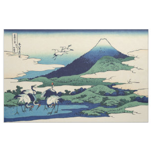 Tissu Katsushika Hokusai - Umegawa dans la province de S