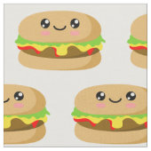 Tissu Kawaii Burger (Fermer)