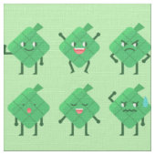 tissu kawaii Ketupat (Détail)