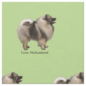 Tissu Keeshond (Fermer)