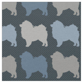 Tissu Keeshond