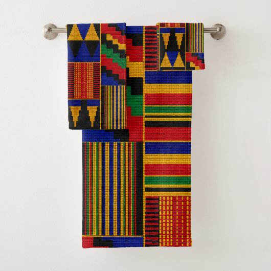 Tissu Kente de style africain (En situation)