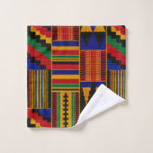 Tissu Kente de style africain (Gant de toilette)