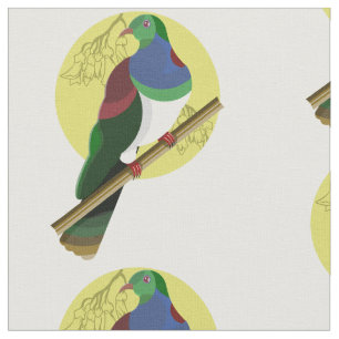 Tissu KERURU Wood pigeon