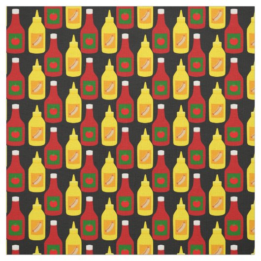 Tissu Ketchup et moutarde (Échantillon)