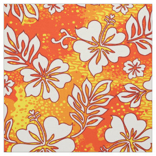 Tissu Ketmie en forme de coeur hawaïenne de Pua Aloha