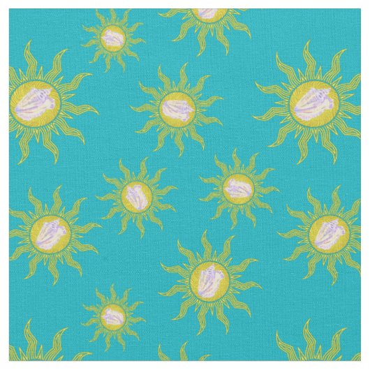 Tissu Key West Conch Republic Sun Summer (Fermer)