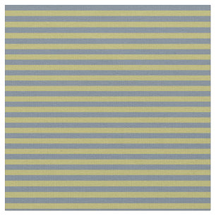 Tissu Khaki foncé et gris ardoise Motif des rayures