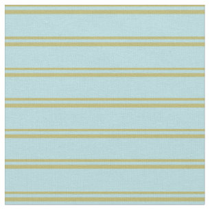 Tissu Khaki foncé et rayures bleues en poudre