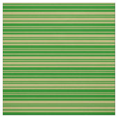 Tissu Khaki foncé et rayures de couleur verte (Échantillon)