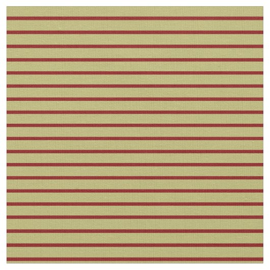 Tissu Khaki foncé et rayures de marron (Fermer)