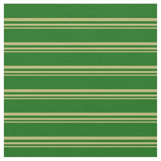Tissu Khaki foncé et rayures vert foncé (Fermer)