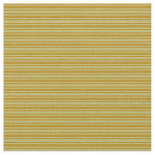 Tissu Khaki foncé et verge d'or foncé rayures de couleur