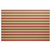 Tissu Khaki foncé, Rouge foncé & Tan Lines (Fat Quarter)