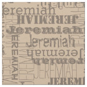 Tissu Khaki Mushroom Nom moderne Collage (Fermer)