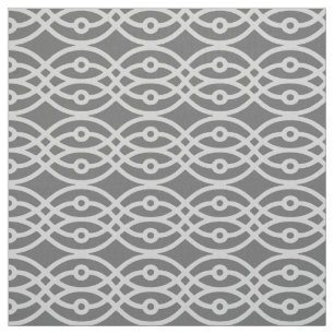 Tissu Kimono, gris foncé et gris argenté