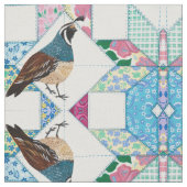 Tissu King Quail arrive pour le thé (Fermer)