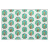 Tissu Kingfisher Kotare NZ (Fat Quarter)
