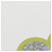 Tissu Kit de Coussin Fleur Ronde de Style Courte et Cout (fermé)