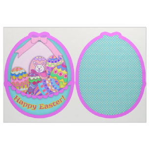 Tissu Kit de découpe et de couture de lapin et de panier
