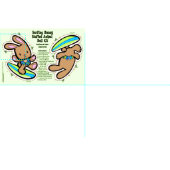 Tissu Kit et peluche surfants hawaïens de poupée de (Carreau)