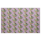 Tissu Kitty dans le panier (Fat Quarter)