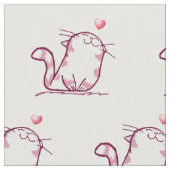 Tissu Kitty Love (Fermer)