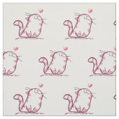 Tissu Kitty Love (Échantillon)