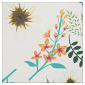 Tissu Kiwi Flora (Échantillon)