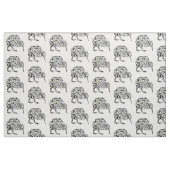 Tissu Kiwi géométrique (Fat Quarter)