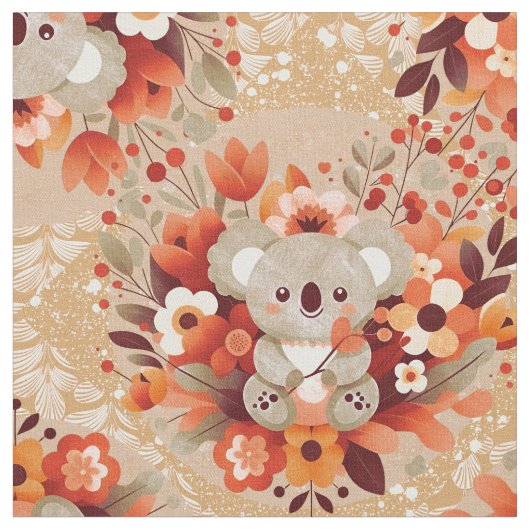 Tissu Koala Cuties (Fermer)