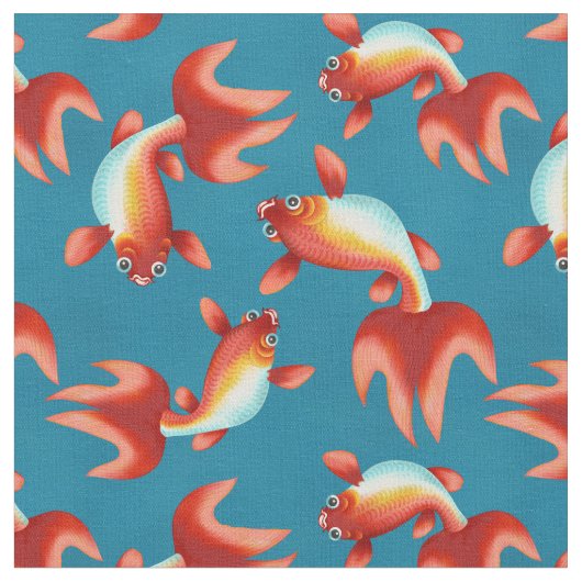 Tissu Koi Fish (Fermer)