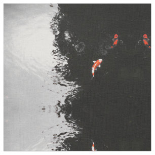 Tissu Koi monochrome