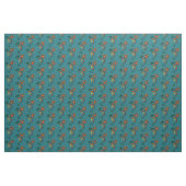 Tissu Kokopelli avec Sun Turquoise (Yard)