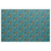 Tissu Kokopelli avec Sun Turquoise (Fat Quarter)
